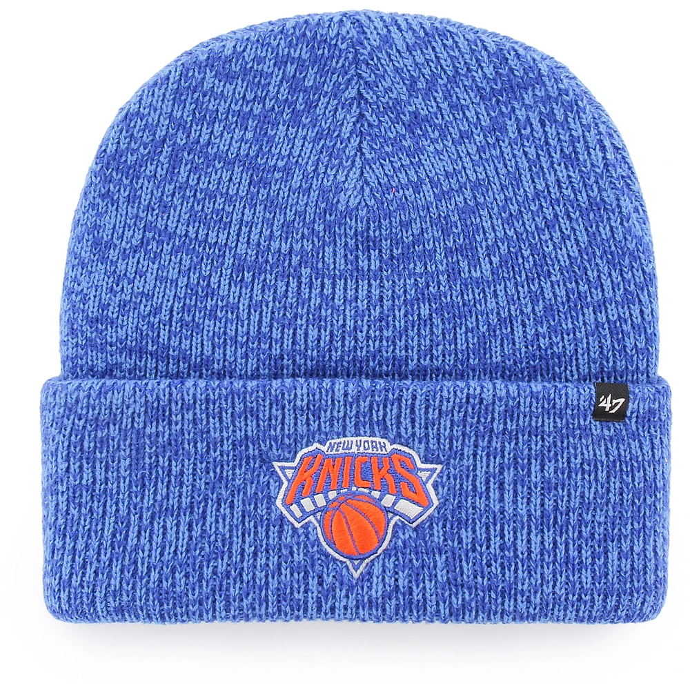 Men's '47 Blue New York Knicks Brain Freeze Cuffed Knit Hat