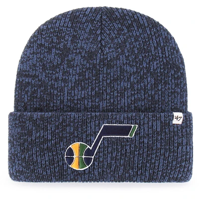 Men's '47 Navy Utah Jazz Brain Freeze Cuffed Knit Hat