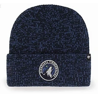 Men's '47 Navy Minnesota Timberwolves Brain Freeze Cuffed Knit Hat