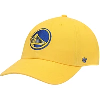 Men's '47 Gold Golden State Warriors Team Clean Up Adjustable Hat