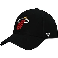 Men's '47 Black Miami Heat MVP Legend Adjustable Hat