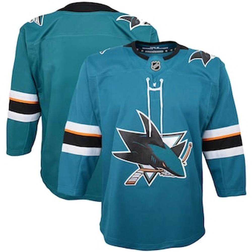 Youth Teal San Jose Sharks 2021/22 Home - Premier Jersey