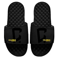 Youth ISlide Black Columbus Crew Tonal Pop Slide Sandals