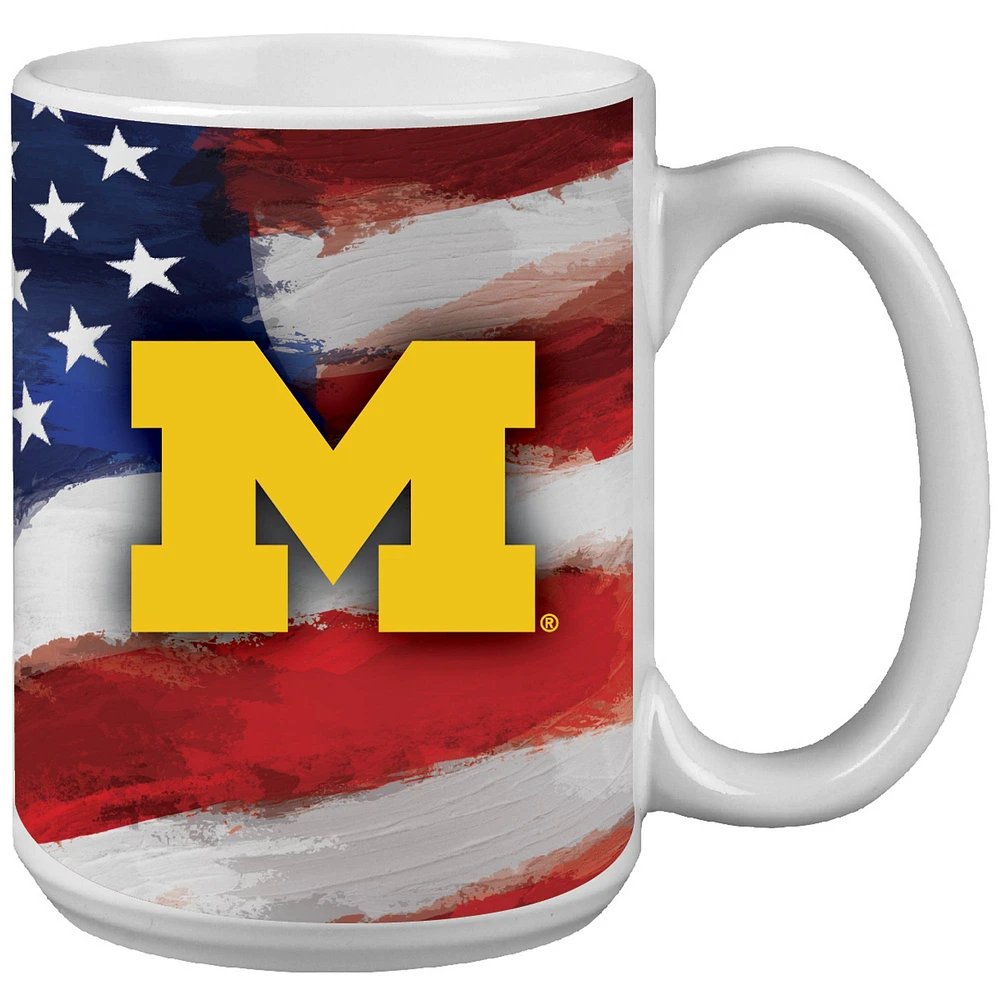 Michigan Wolverines 15oz. Americana Java Mug