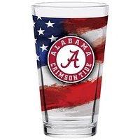 Alabama Crimson Tide 16oz. Americana Pint Glass