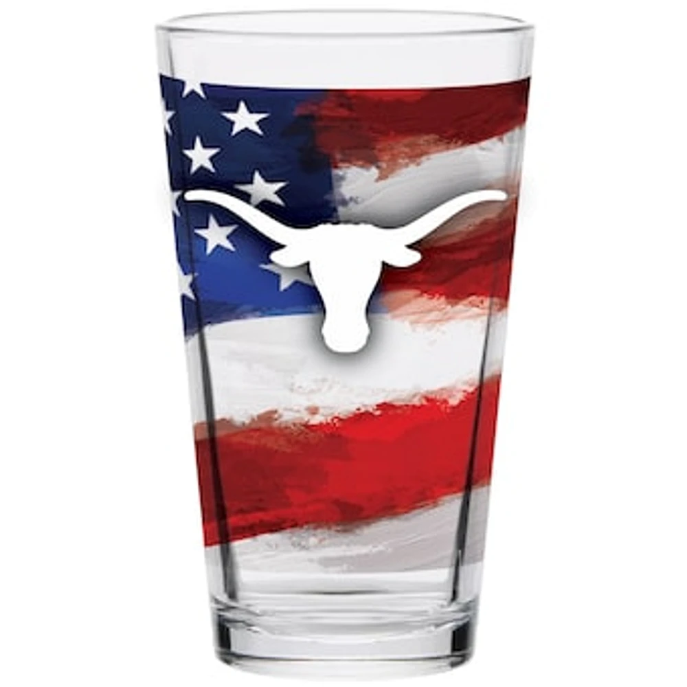 Texas Longhorns 16oz. Americana Pint Glass