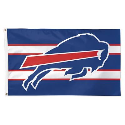 WinCraft Buffalo Bills 3' x 5' Horizontal Stripe 1-Sided Deluxe Flag