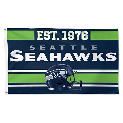 WinCraft Seattle Seahawks 3' x 5' Established 1-Sided Deluxe Flag