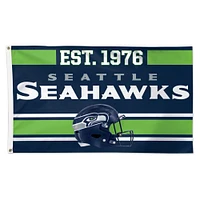 WinCraft Seattle Seahawks 3' x 5' Established 1-Sided Deluxe Flag