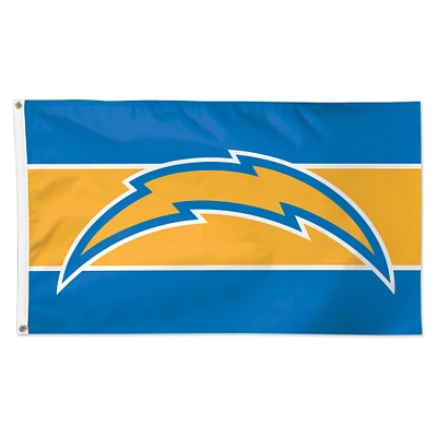 WinCraft Los Angeles Chargers 3' x 5' Horizontal Stripe 1-Sided Deluxe Flag