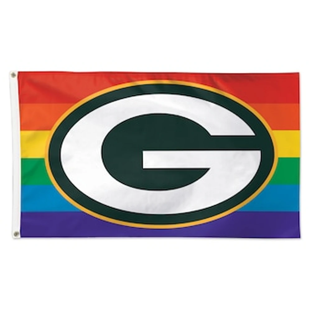 WinCraft Green Bay Packers 3' x 5' Pride 1-Sided Deluxe Flag