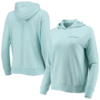 Women's Peter Millar Light Blue THE PLAYERS Tri-Blend Lava Wash Pullover Hoodie