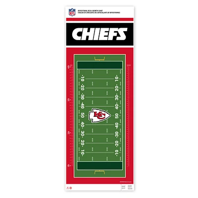 Kansas City Chiefs - 24'' x 60'' Field Repositionable Decal Growth Chart