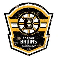 Boston Bruins - 22'' Distressed Shield Sign