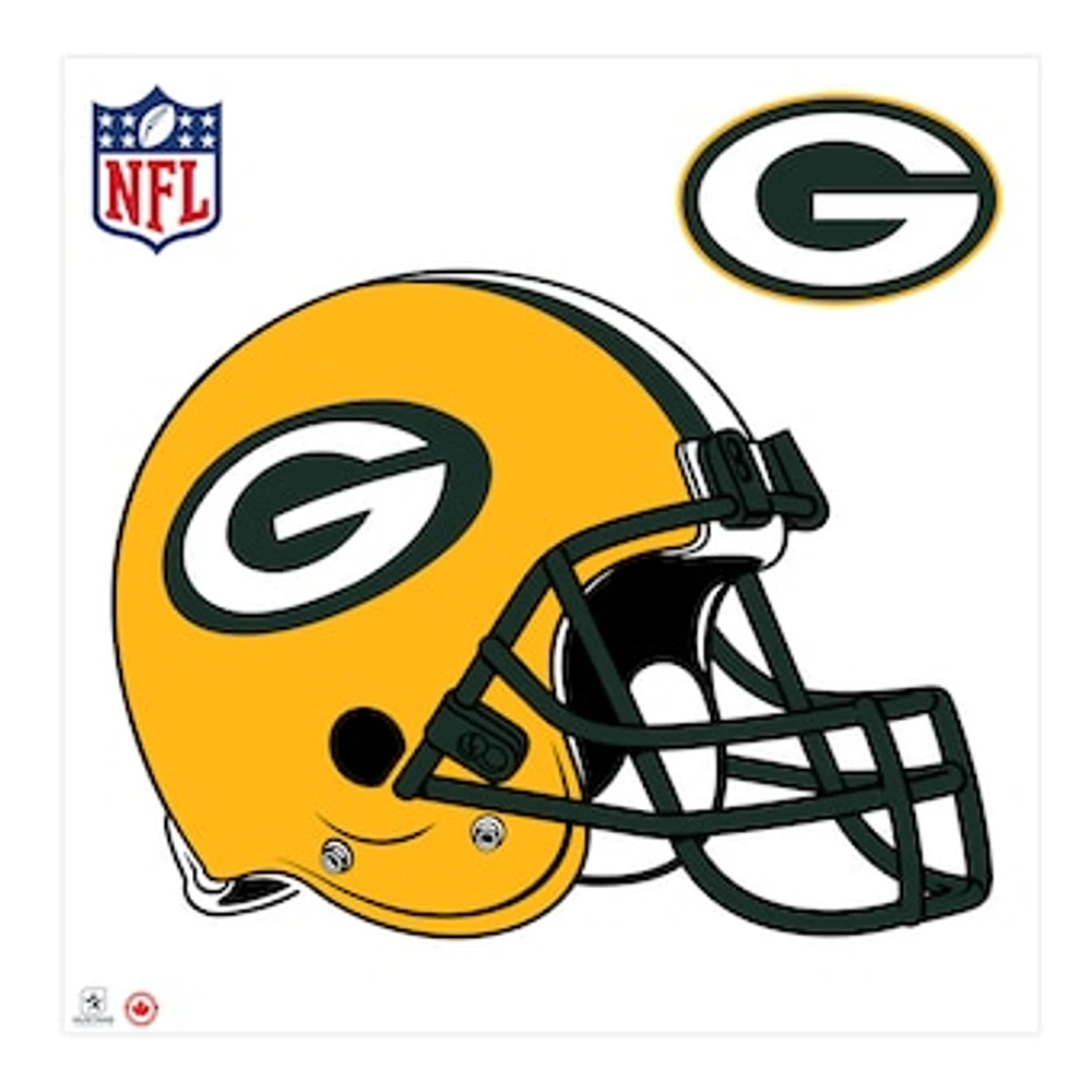 Green Bay Packers - 36'' Team Helmet Repositionable Wall Decal