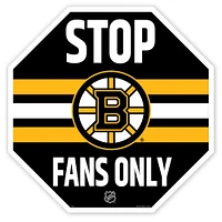 Boston Bruins - 22'' Fans Only Stop Sign