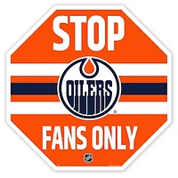 Edmonton Oilers - 22'' Fans Only Stop Sign