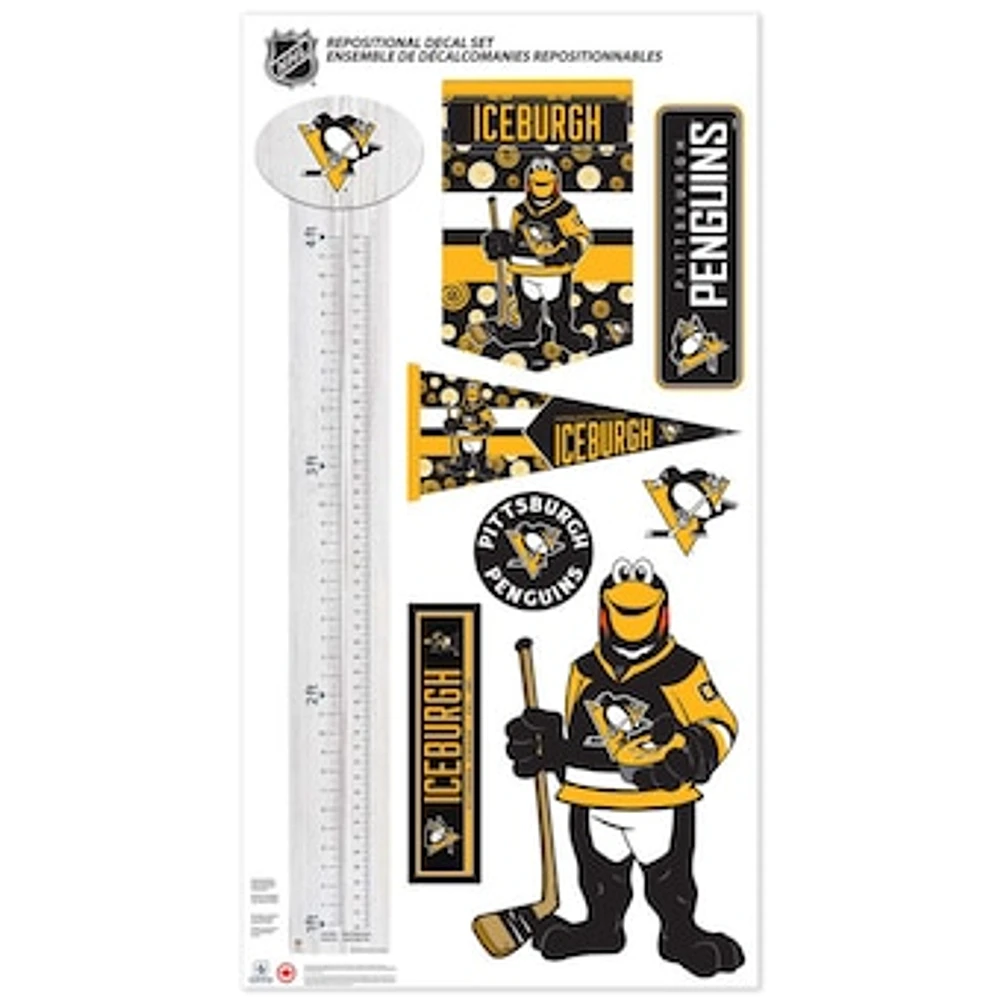 Pittsburgh Penguins - Mascot Repositionable Decal Set