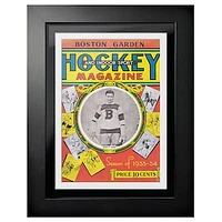 Boston Bruins 1933 Boston Garden Hockey Magazine - 12'' x 16'' Framed Program Cover