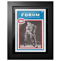 Montreal Canadiens Forum Sports Magazine Player - 12'' x 16'' Framed Program Cover