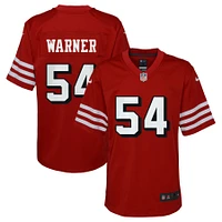 Youth Nike Fred Warner Scarlet San Francisco 49ers Game Jersey