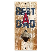 Los Angeles Angels 5'' x 12'' Best Dad Bottle Opener