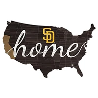 San Diego Padres 18'' x 18'' USA Shape Cutout Sign
