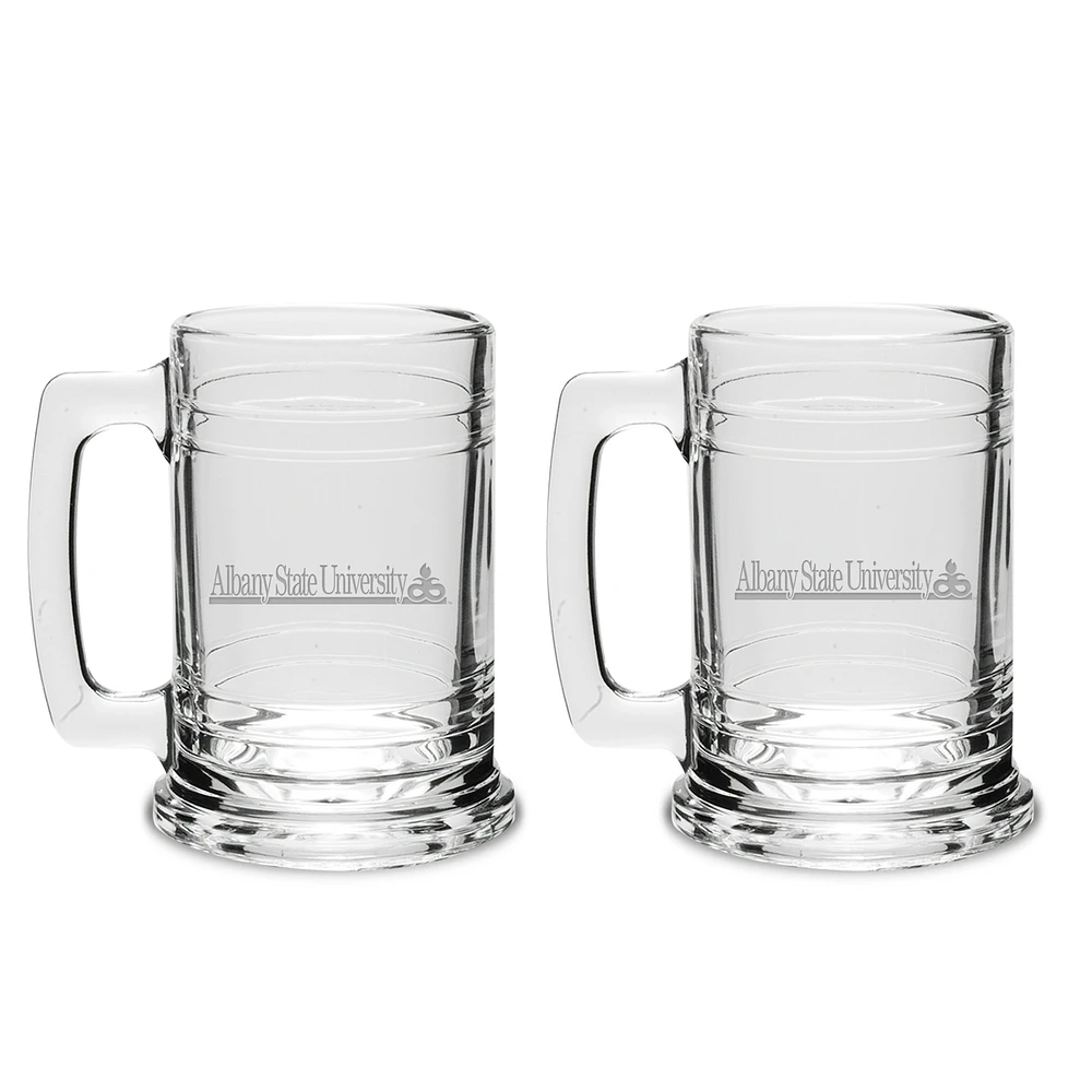 Albany State Golden Rams 2-Piece 15oz. Colonial Tankard Set