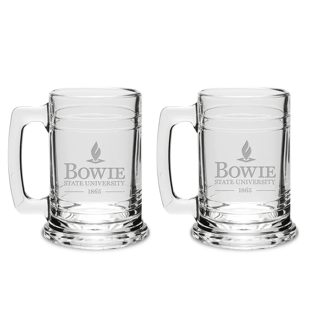 Bowie State Bulldogs 2-Piece 15oz. Colonial Tankard Set