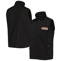 Men's Dunbrooke Black San Francisco 49ers Circle Archer Softshell Full-Zip Vest