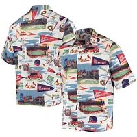 Men's Reyn Spooner White St. Louis Cardinals Scenic Button-Up Shirt