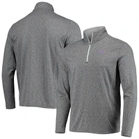 Men's Southern Tide Heathered Gray TCU Horned Frogs Flanker Quarter-Zip Jacket