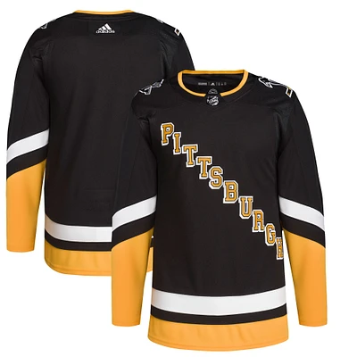 Men's adidas Black Pittsburgh Penguins 2021/22 Alternate - Primegreen Authentic Jersey