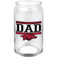 Arkansas Razorbacks 16oz. Dad Can Glass