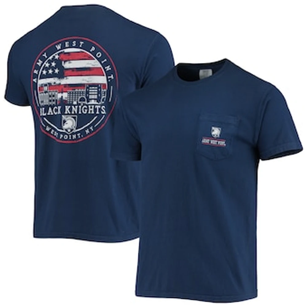 Men's Navy Army Black Knights Campus Americana T-Shirt