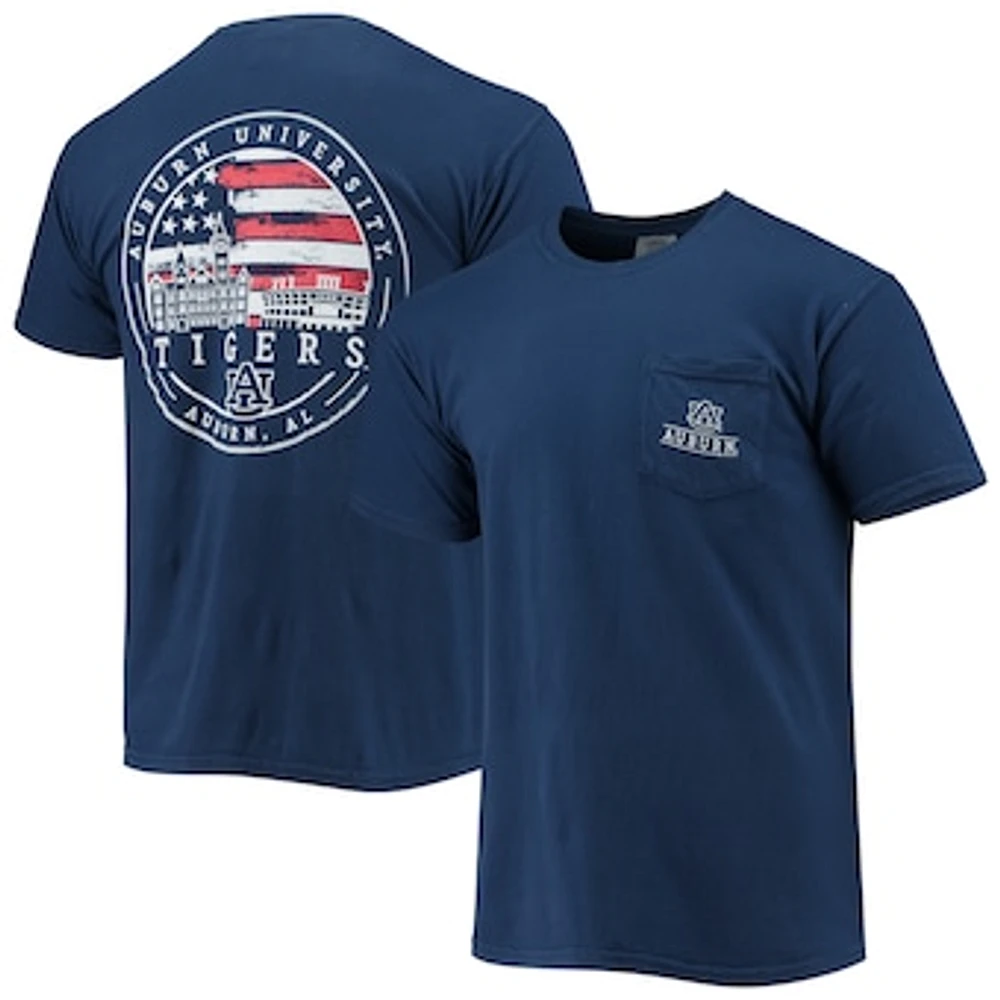 Men's Navy Auburn Tigers Campus Americana T-Shirt