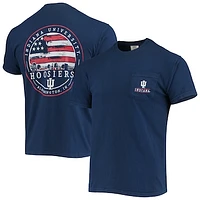 Men's Navy Indiana Hoosiers Campus Americana T-Shirt