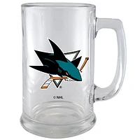 San Jose Sharks - 15oz. Glass Beer Stein