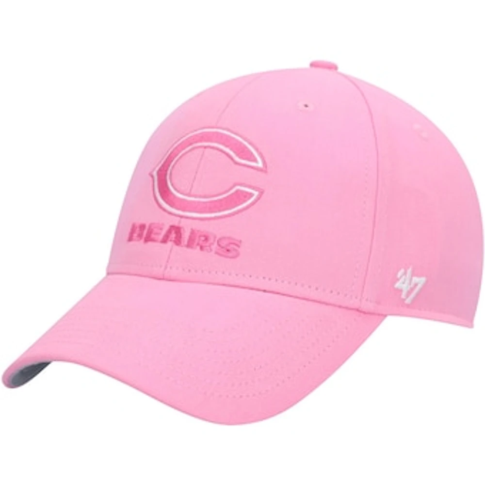 Girls Youth '47 Pink Chicago Bears Rose MVP Adjustable Hat