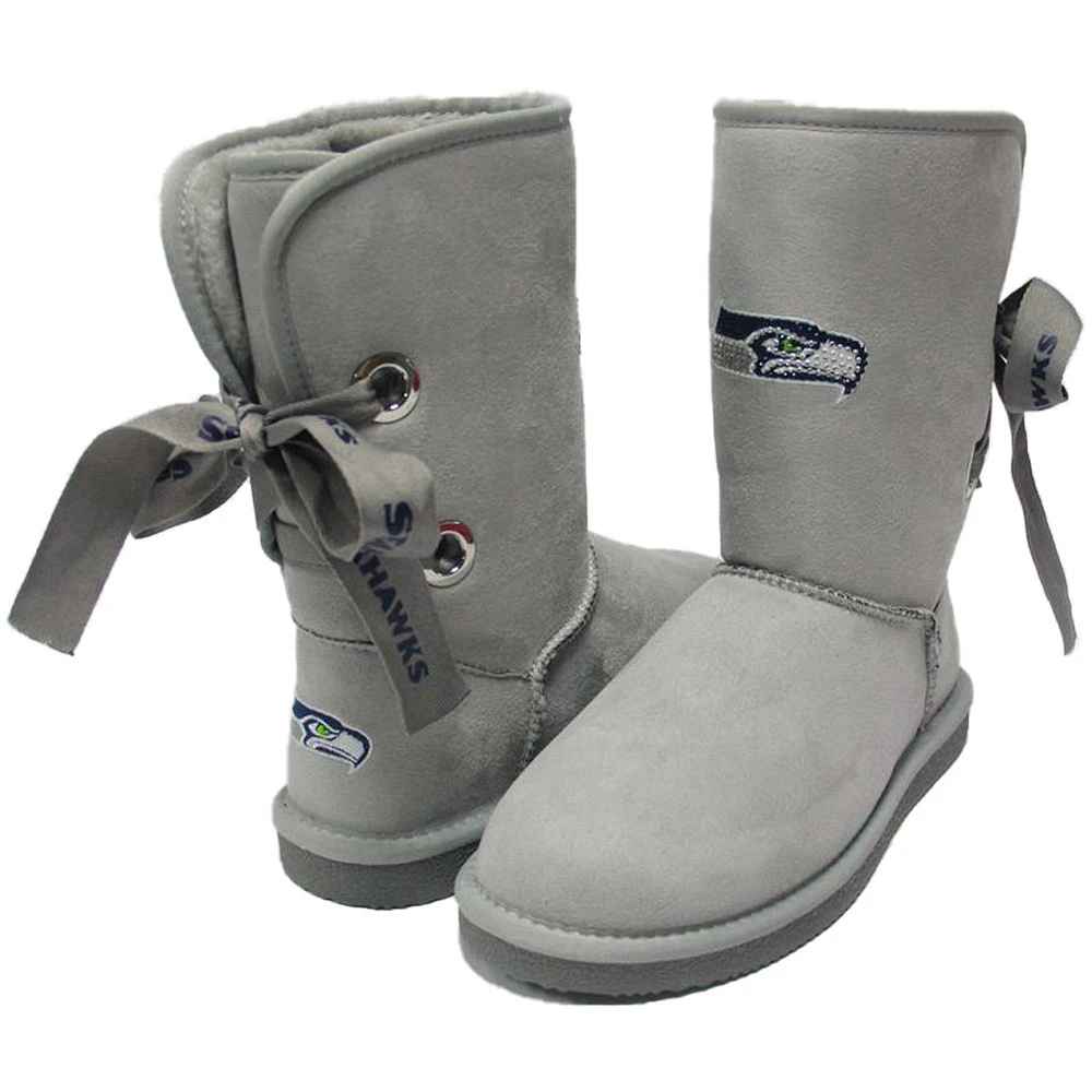 Women's Cuce Seattle Seahawks Champion Ribbon Boots