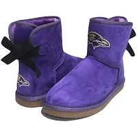 Women's Cuce Baltimore Ravens Low Team Ribbon Boots