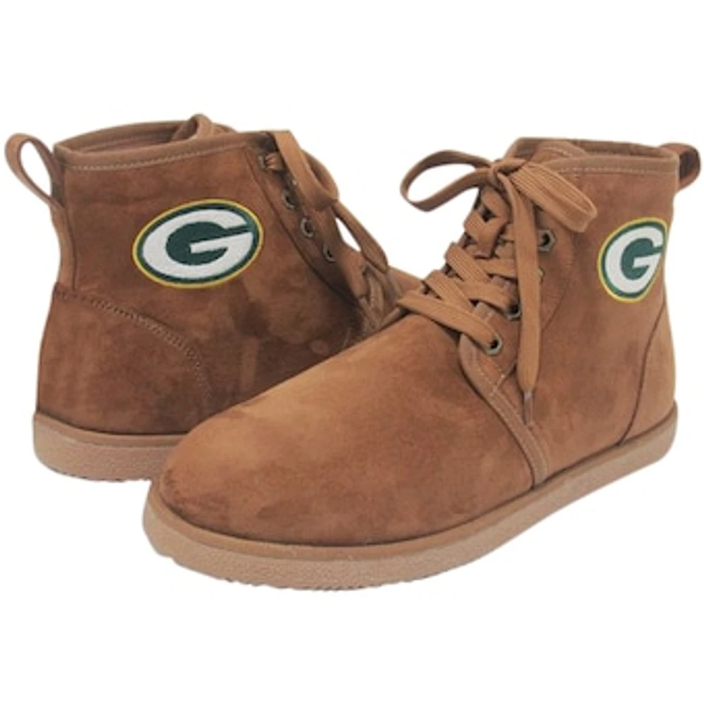 Men's Cuce Green Bay Packers Moccasin Boots