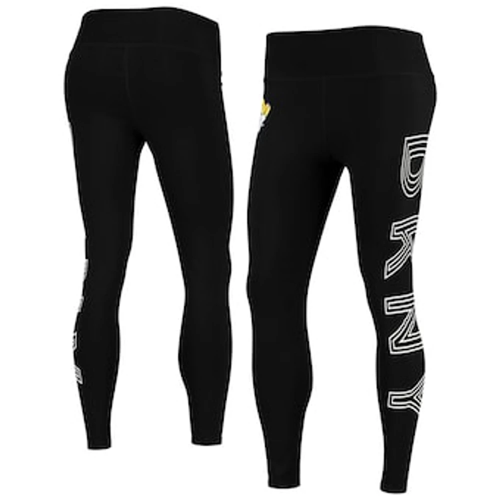 Women's DKNY Sport Black Los Angeles Rams Sami High Waisted Leggings