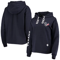 Women's DKNY Sport Navy Houston Texans Staci Pullover Hoodie