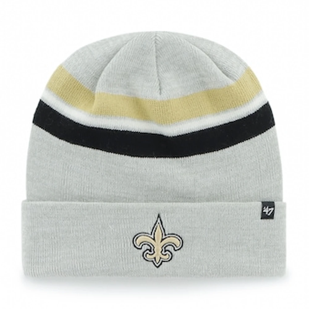 Men's '47 Gray New Orleans Saints Monhegan Cuffed Knit Hat