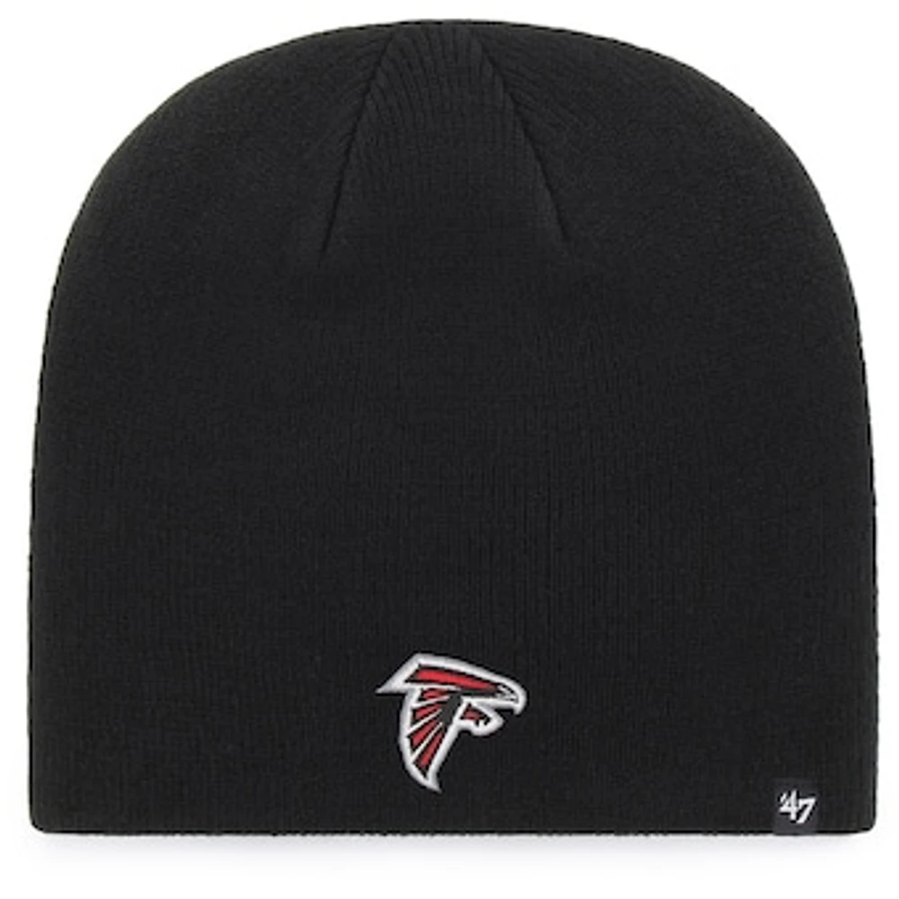 Men's '47 Black Atlanta Falcons Primary Logo Knit Beanie