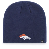 Men's '47 Navy Denver Broncos Primary Logo Knit Beanie