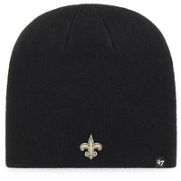 Men's '47 Black New Orleans Saints Primary Logo Knit Beanie