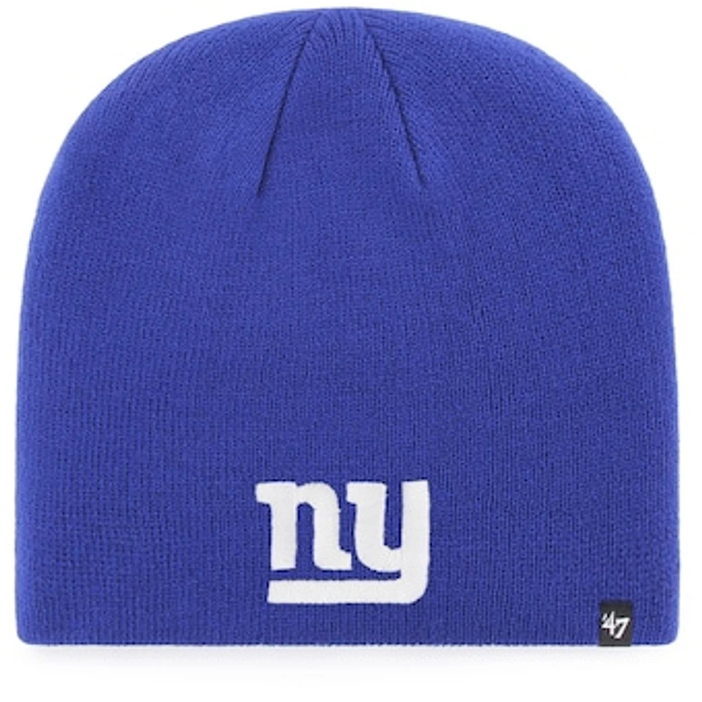 Men's '47 Royal New York Giants Primary Logo Knit Beanie