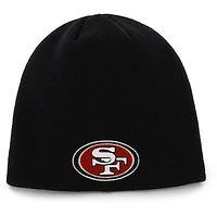 Men's '47 Black San Francisco 49ers Primary Logo Knit Beanie